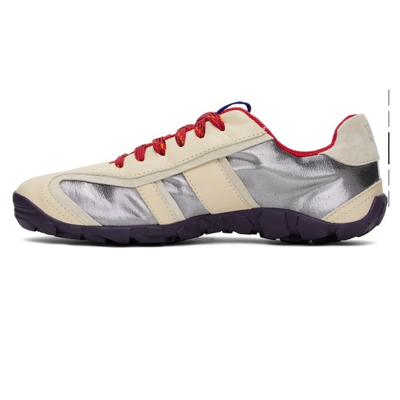 Wales Bonner Silver Paneled Sneakers size 7 - Picture 2 of 10